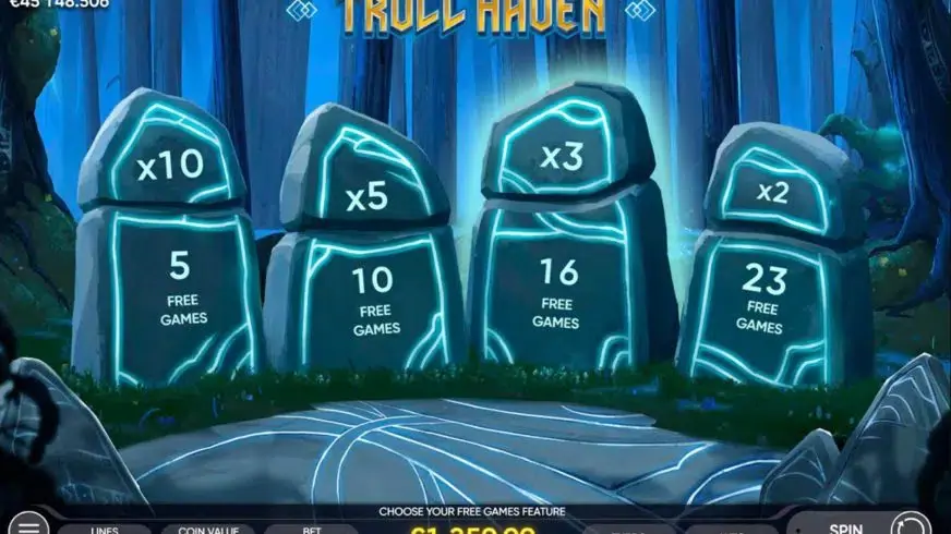 Troll Haven slot screenshot 2
