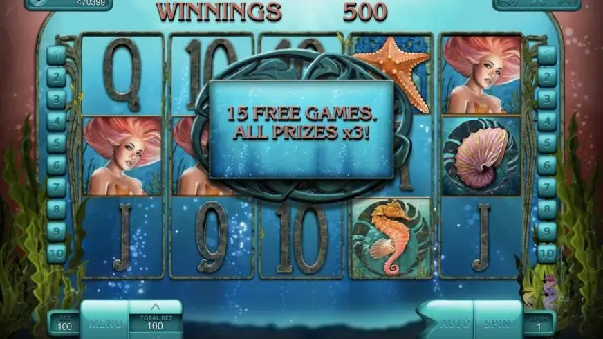 Undine’s Deep slot screenshot 2