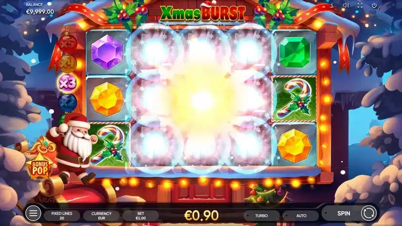 Xmas Burst slot screenshot 3