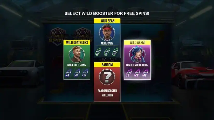 Adrenaline Rush Super Boost slot screenshot 3