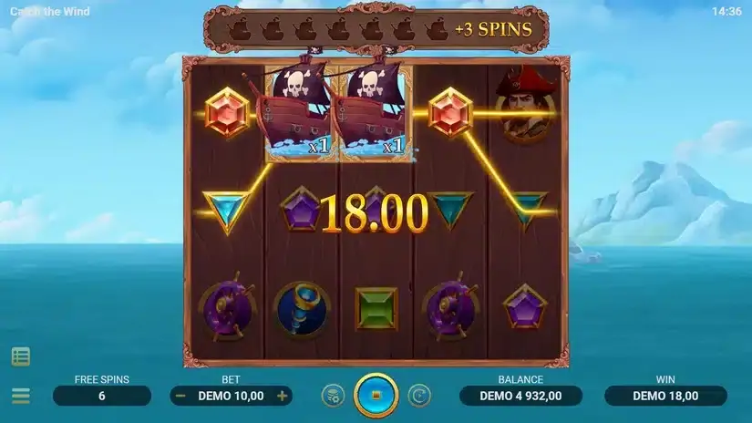 Catch the Wind slot screenshot 5