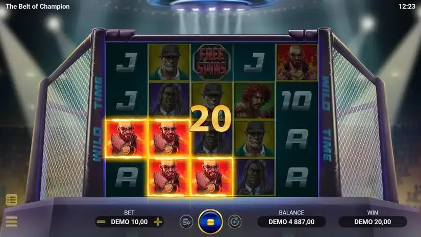 The Belt of Champion slot screenshot 