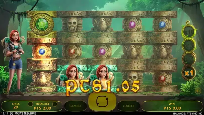 Maya’s Treasure slot screenshot 3