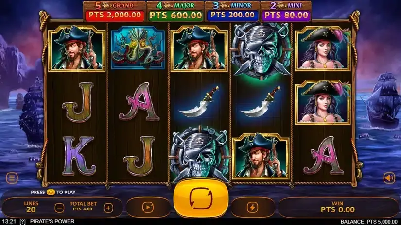 Pirates Power slot screenshot 1