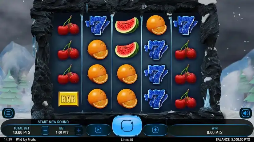 Wild Icy Fruits slot screenshot 