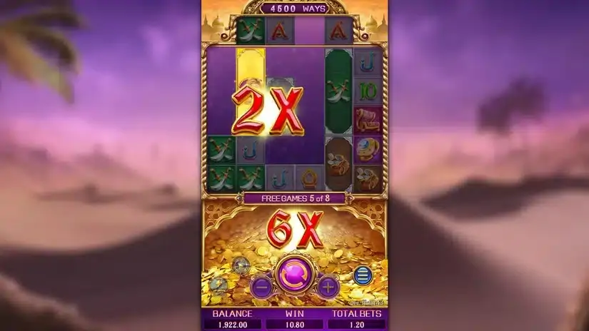 Golden Genie slot screenshot 