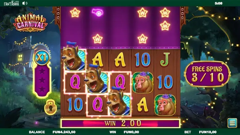 Animal Carnival slot screenshot 5