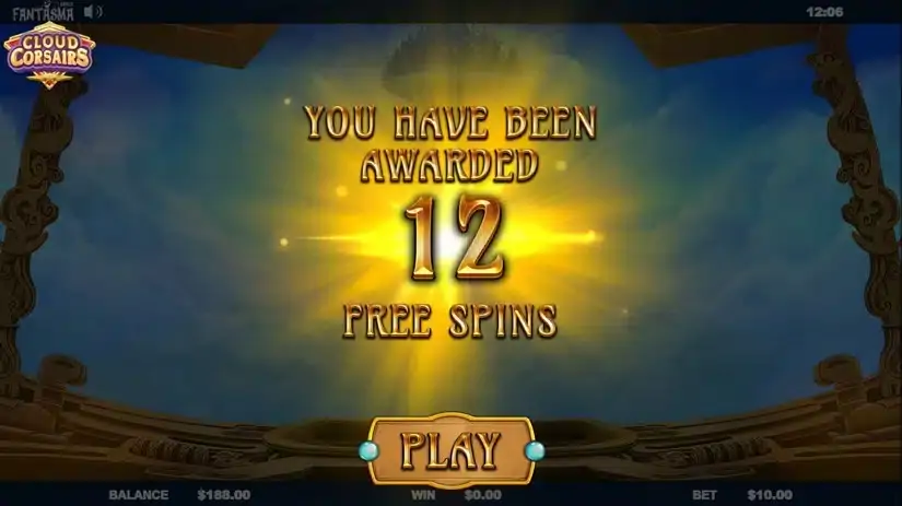 Cloud Corsairs slot screenshot 4