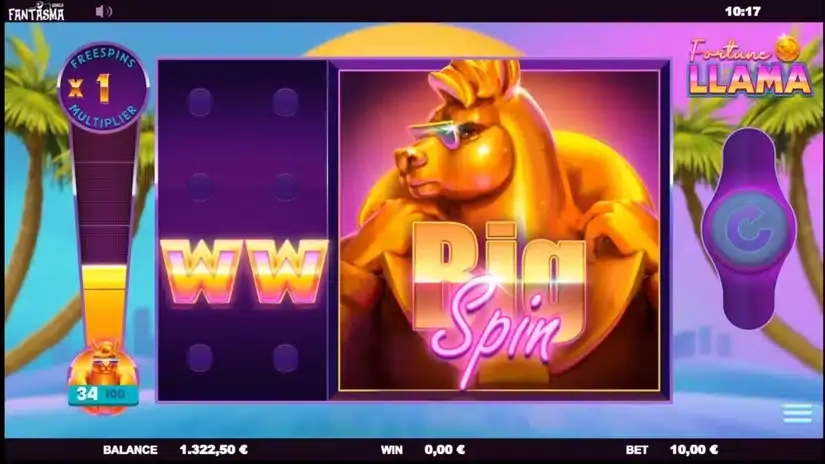 Fortune Llama slot screenshot 2