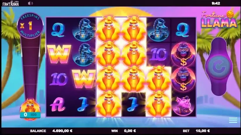 Fortune Llama slot screenshot 