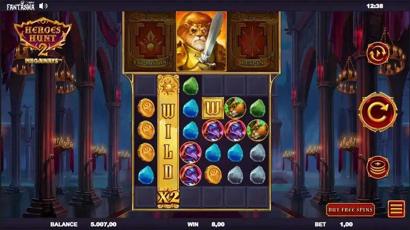 Heroes Hunt 2 Megaways slot screenshot 2
