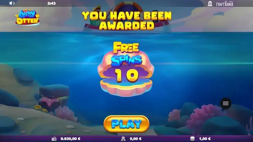 Lucky Otter slot screenshot 3