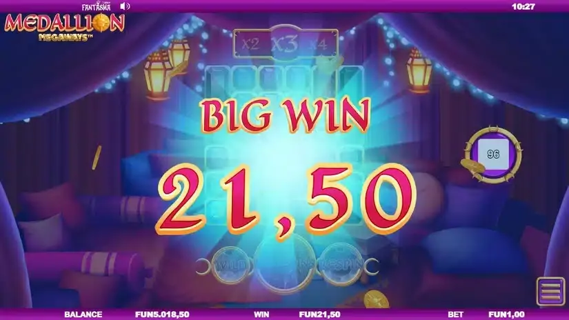 Medallion Megaways slot screenshot 3