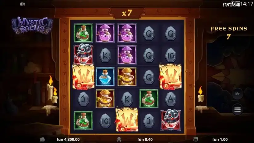 Mystic Spells slot screenshot 