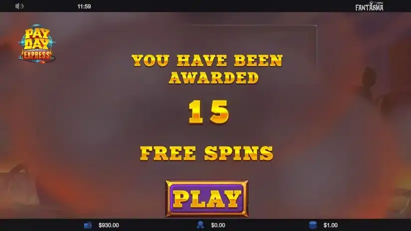 Payday Express slot screenshot 3