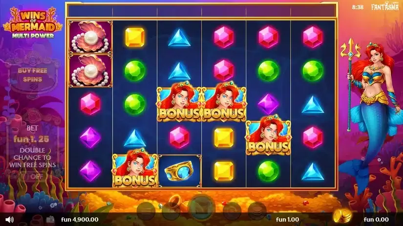 Wins of Mermaid Multipower slot screenshot 2