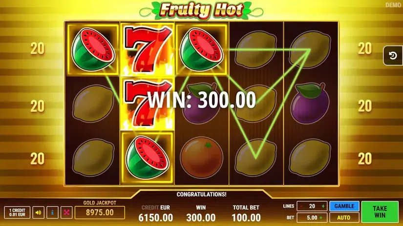 Fruity Hot slot screenshot 5