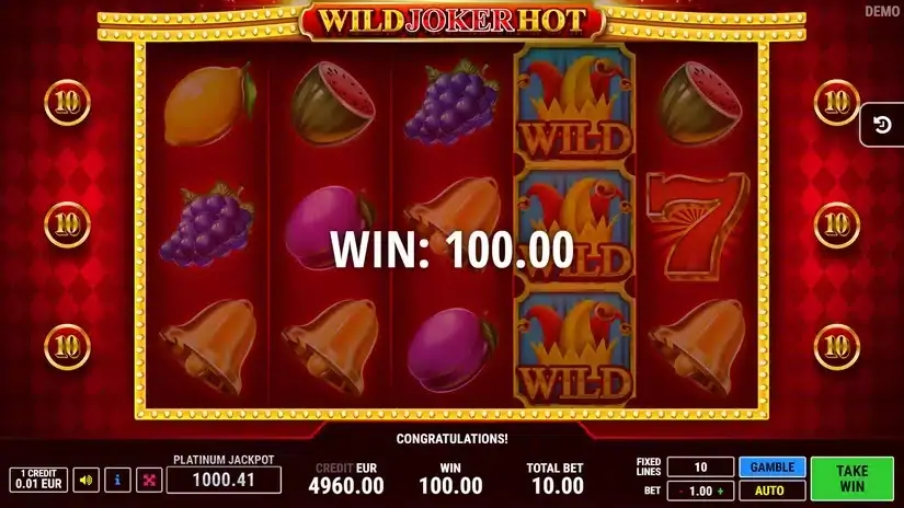 Wild Joker Hot slot screenshot 2