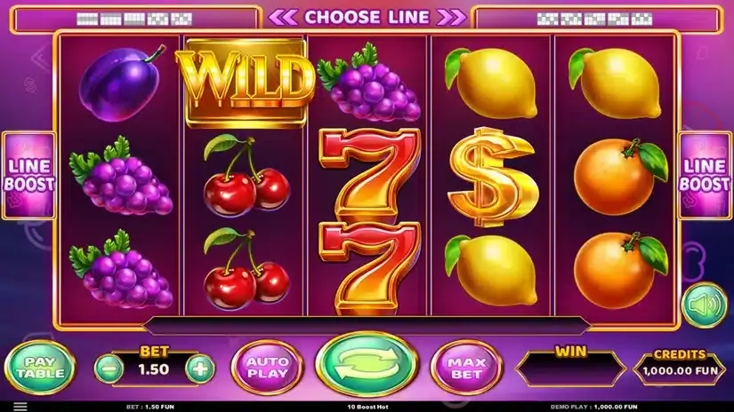 10 Boost Hot slot screenshot 1