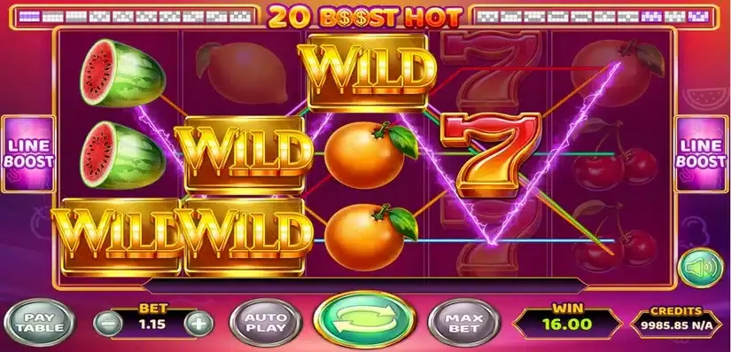 20 Boost Hot slot screenshot 4