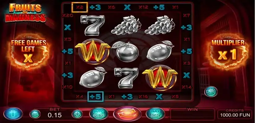 Fruits Of Madness slot screenshot 