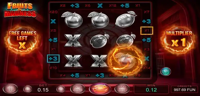 Fruits Of Madness slot screenshot 