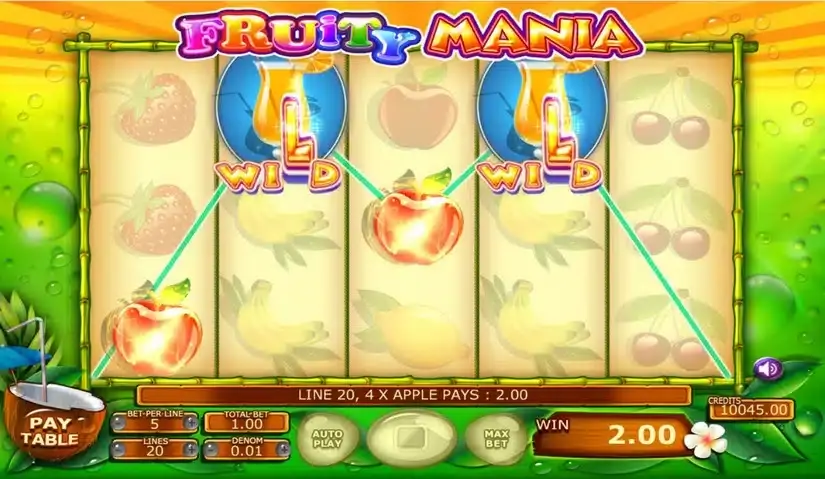 Fruity Mania slot screenshot 2