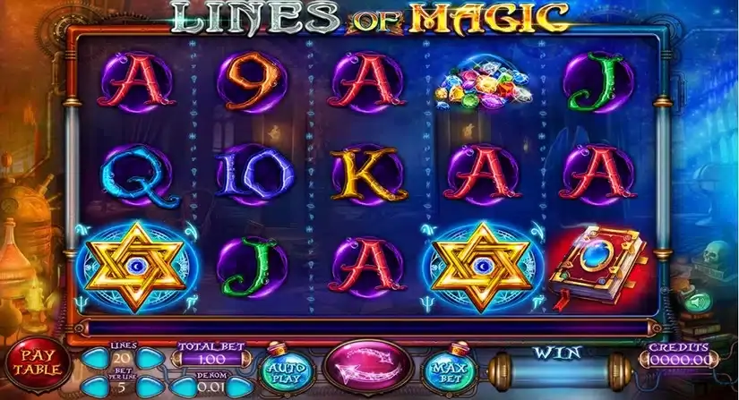 Lines of Magic slot screenshot 1