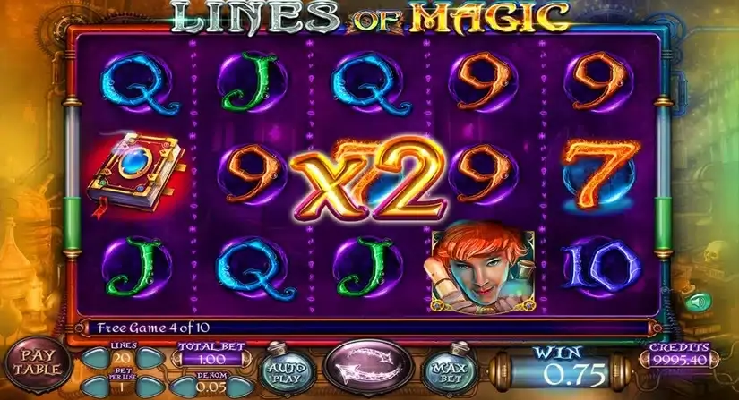 Lines of Magic slot screenshot 4