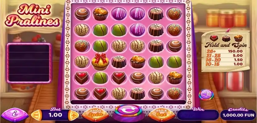 Mini Pralines slot screenshot 