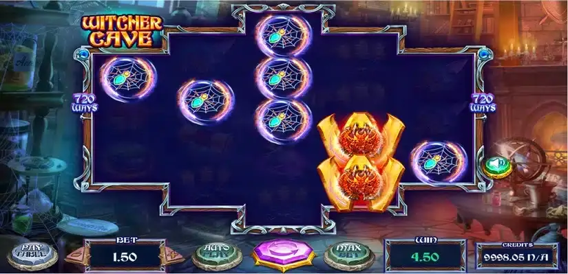 Witcher Cave slot screenshot 4