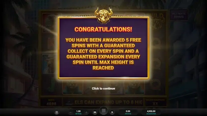 Buffalo Blow slot screenshot 3