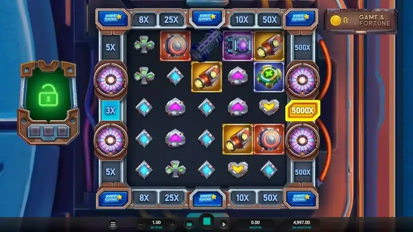 Cyber Vault slot screenshot 2