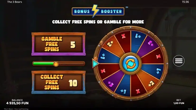 The 3 Bears slot screenshot 4