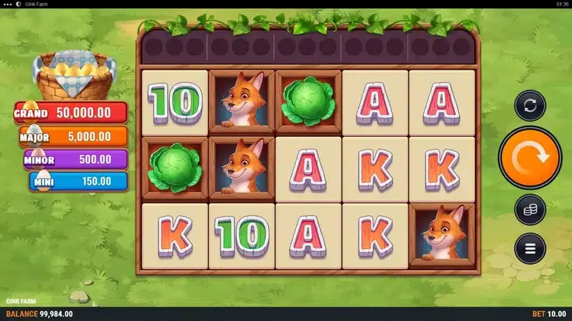 Oink Farm slot screenshot 2