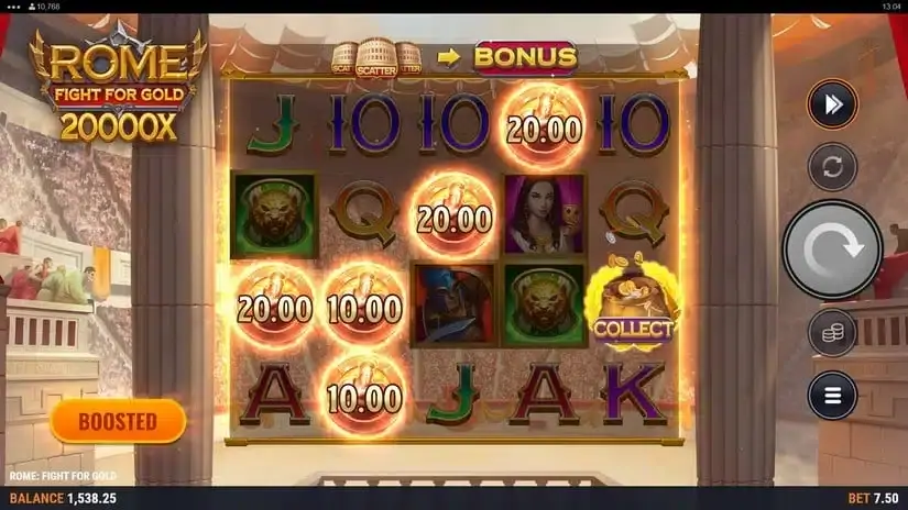 Rome Fight For Gold slot screenshot 4