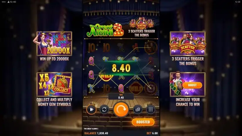 The Great Albini 2 slot screenshot 4