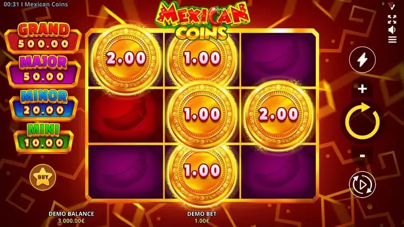 Mexican Coins: Cash Up slot screenshot 1