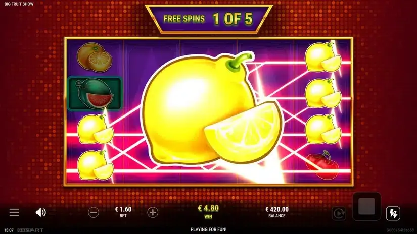 Big Fruit Show slot screenshot 4