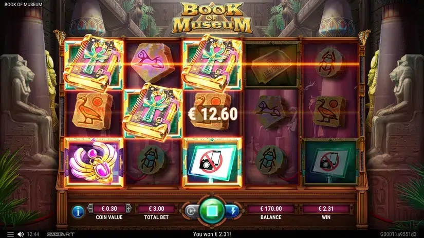 Book of Museum slot screenshot 3