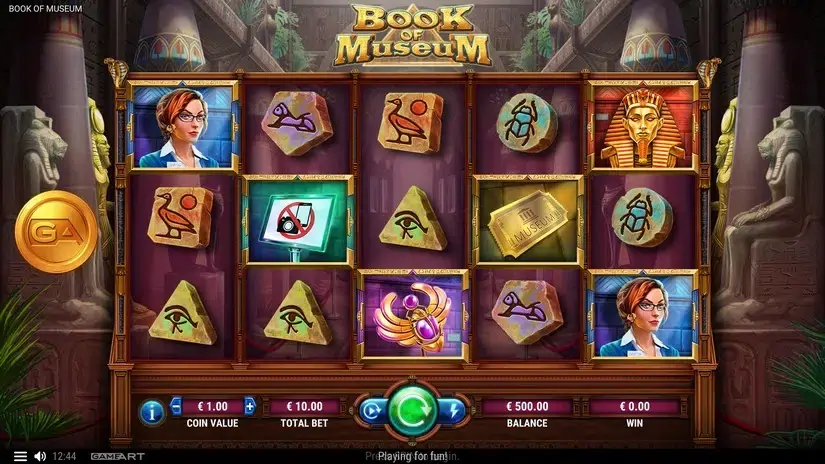 Book of Museum slot screenshot 1