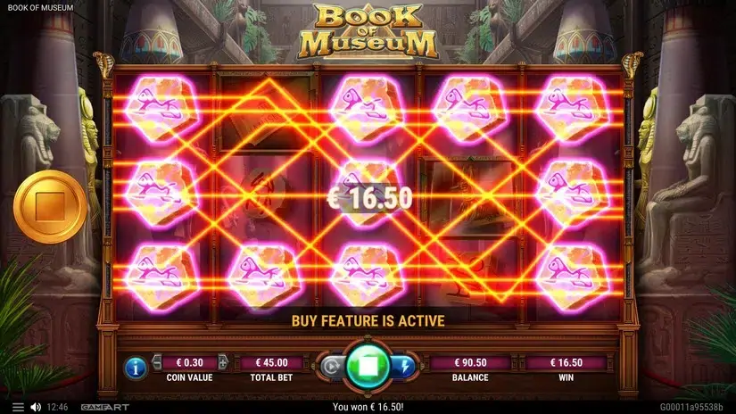 Book of Museum slot screenshot 9