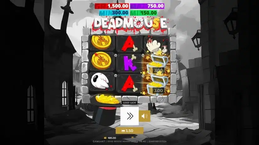 Dead Mouse Adventures slot screenshot 3