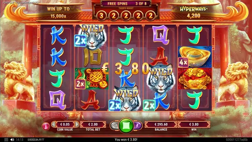 Fortune Tiger HyperWays slot screenshot 5