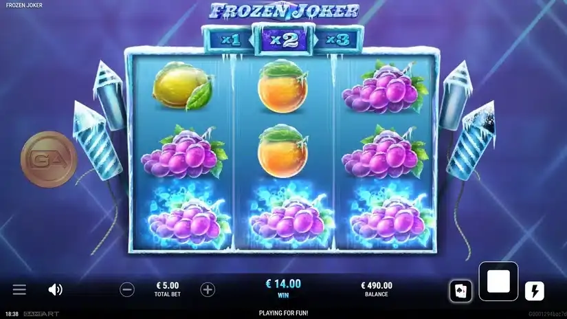 Frozen Joker slot screenshot 2