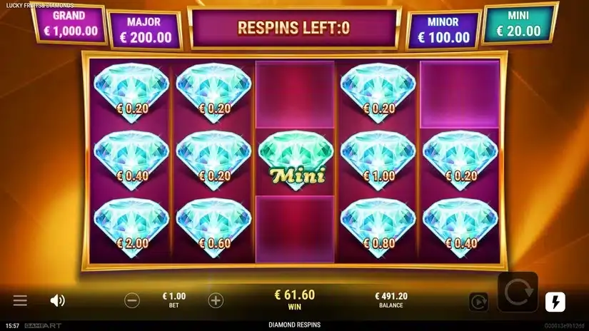 Lucky Fruits & Diamonds slot screenshot 5
