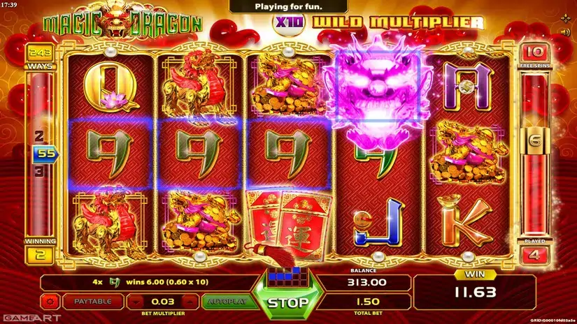Magic Dragon slot screenshot 6