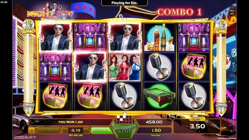 Night at KTV slot screenshot 5