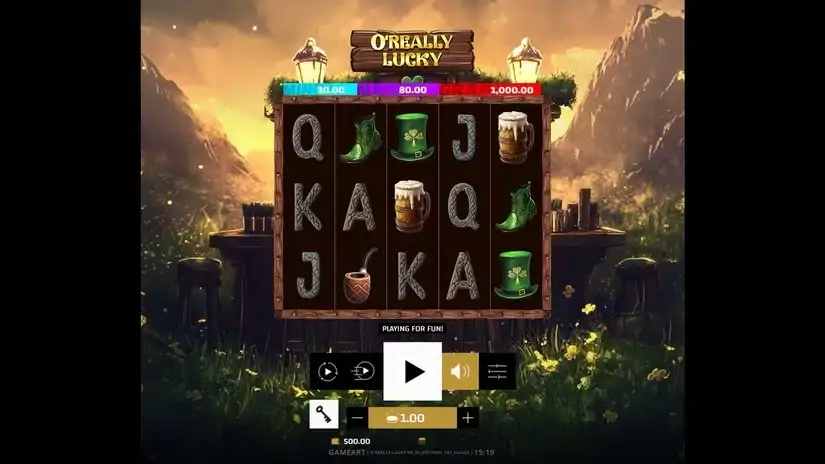 O’Really Lucky slot screenshot 1