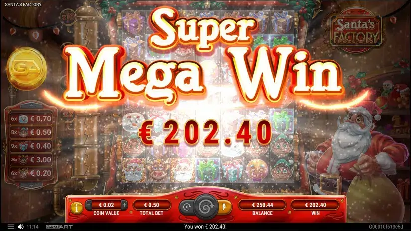 Santa’s Factory slot screenshot 7